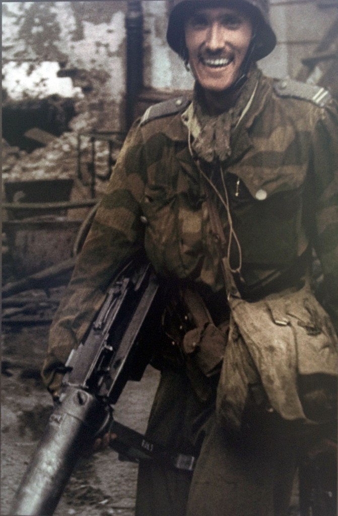 Witold Kieżun (age 22) during the Warsaw Uprising, August, 1944