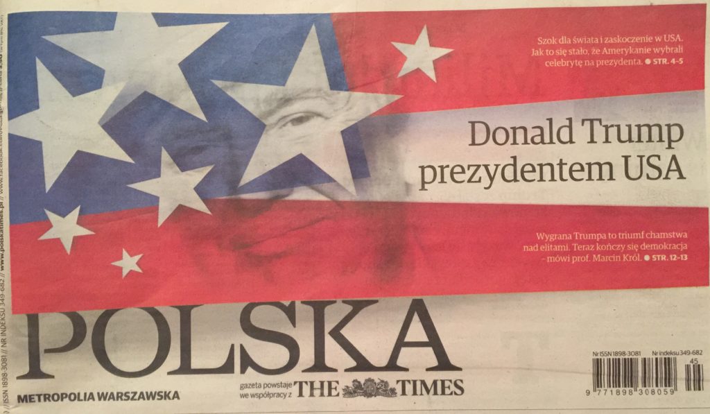 Polska The Times Donald Trump President